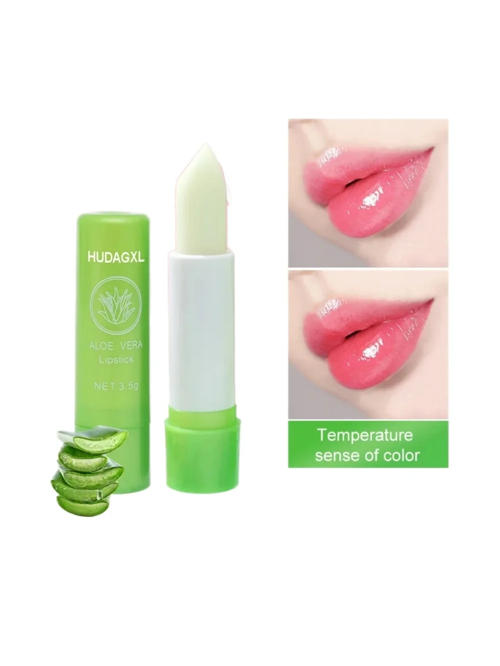 Color Changing Aloe Vera Lipstick Temperature Sensitive Lip Balm